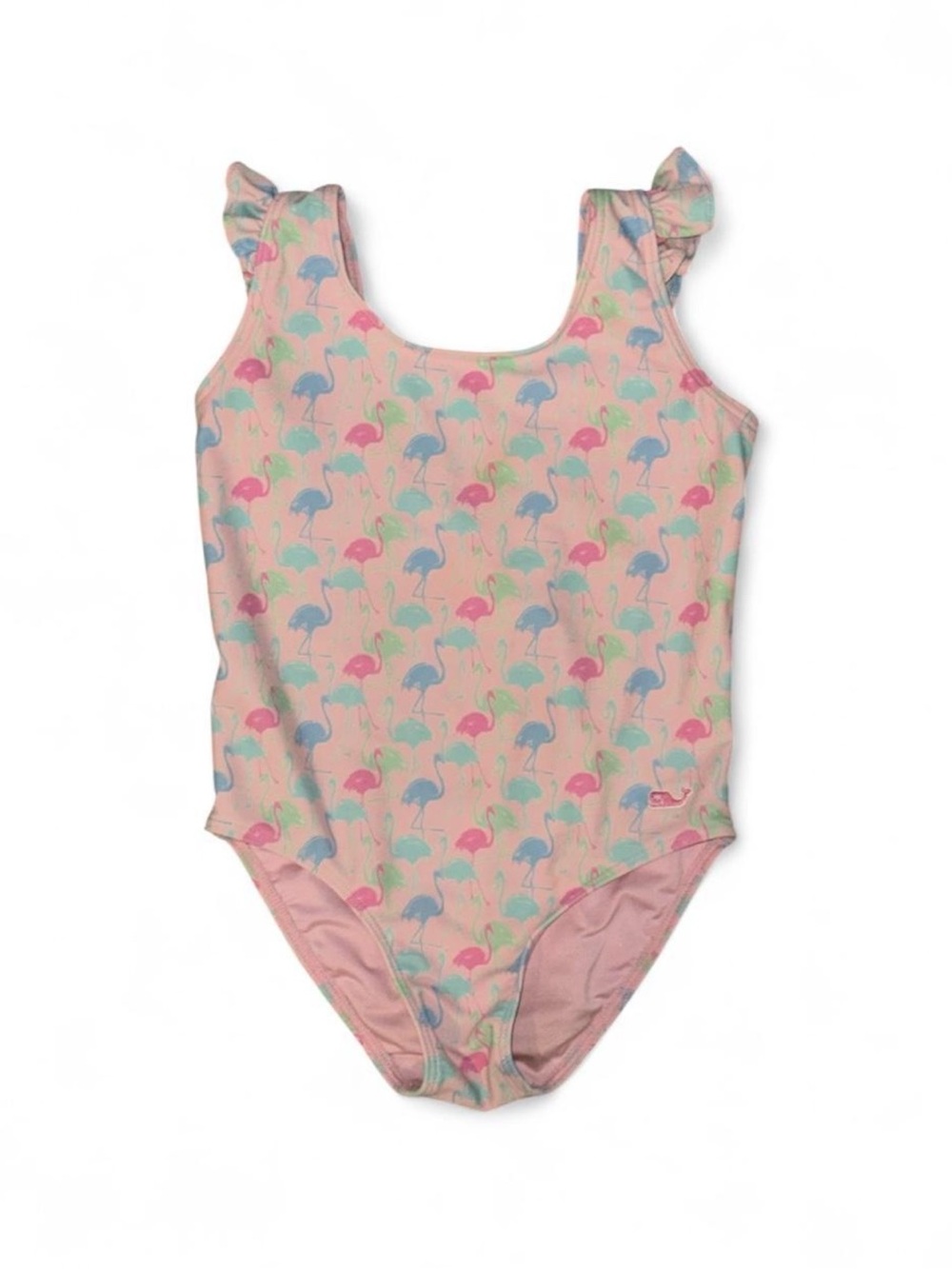 Vineyard Vines Girls 3T Pink Flamingo Swimsuit